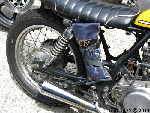 SR400×ツールバッグ | ガロンのハンドメイドとアトリエの日常