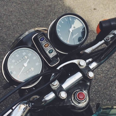 HONDA CB250 | ガロンのハンドメイドとアトリエの日常 HONDA CB250 | ガロンのハンドメイドとアトリエの日常