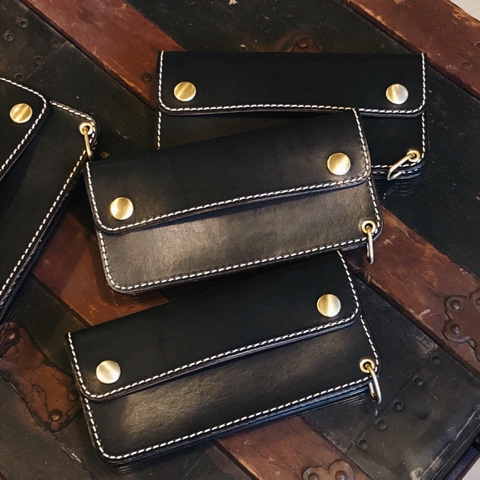 厚みの薄い長財布はトラッカー | ガロンのハンドメイドとアトリエの日常