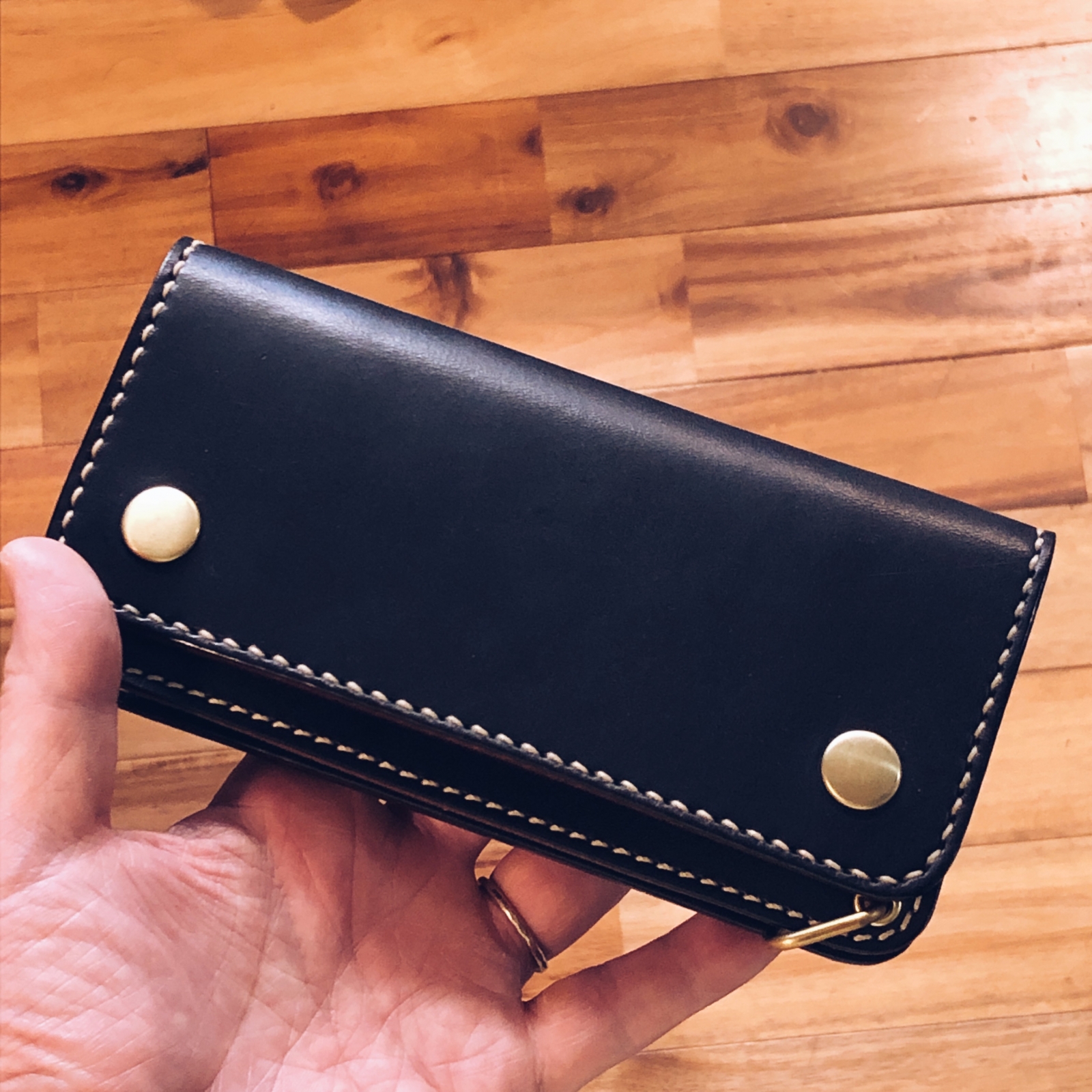トラッカーウォレットの別注品 | ガロンのハンドメイドとアトリエの日常