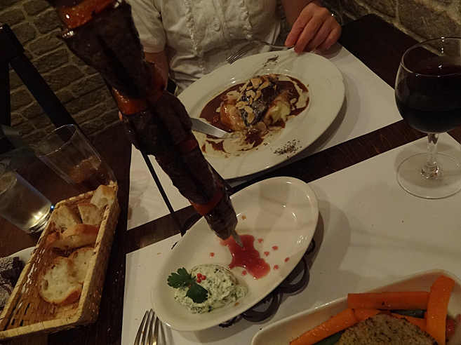 夕食