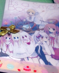手作り感溢れるクリアファイル