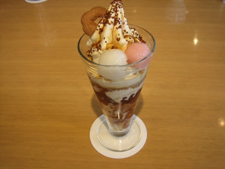 そばソフトパフェ