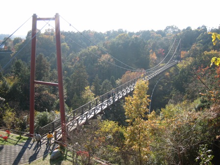 観音山の吊り橋