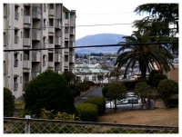 鶴舞団地から生駒山