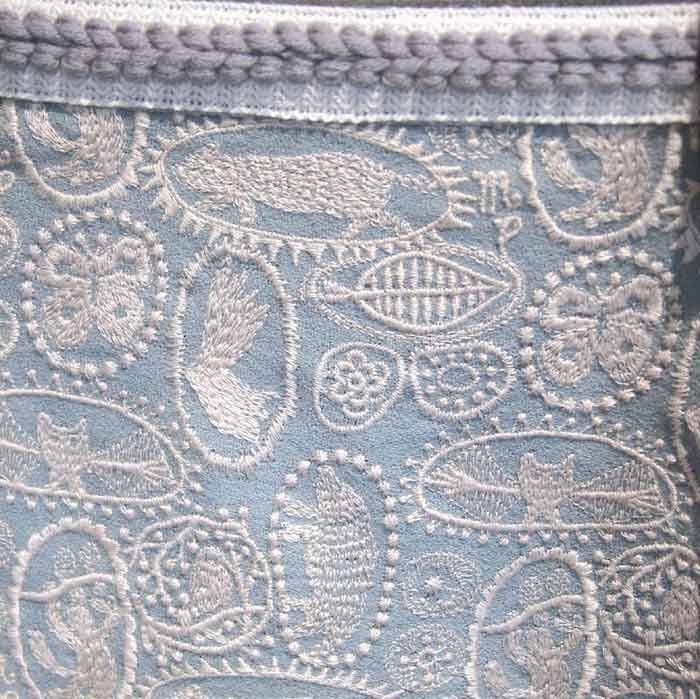 専用★ミナペルホネン jungle relief ウール 刺繍 スカート 36