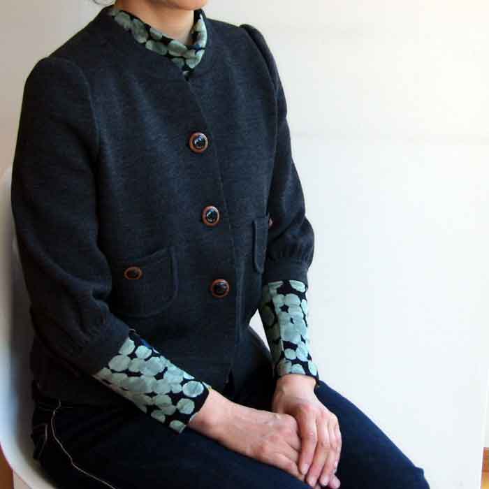 mina perhonen nostalgia short jacket | Lin total fashion place blog