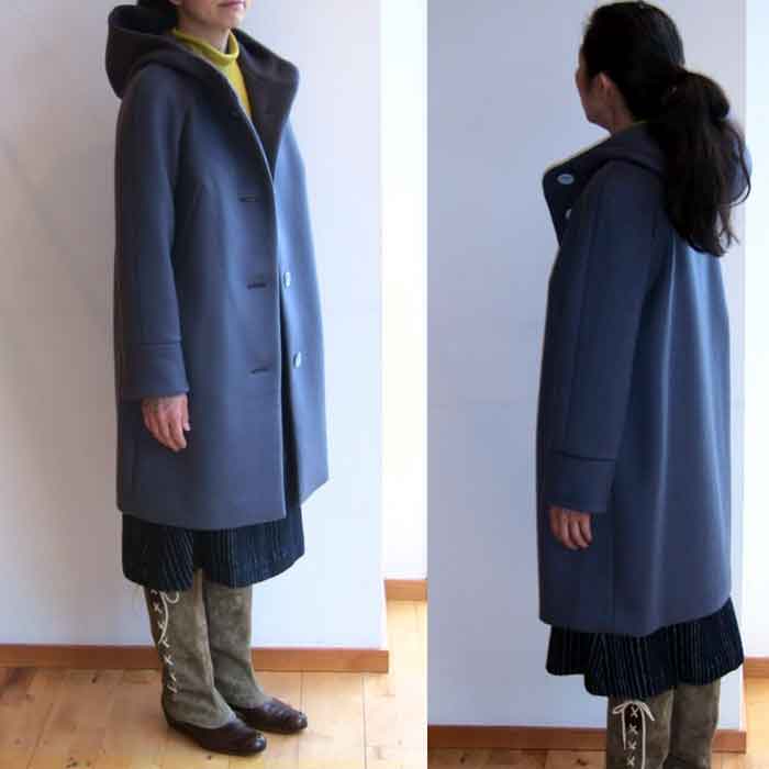 mina perhonen pianissimo hooded coat gray | Lin total fashion ...