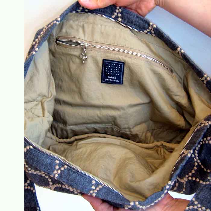 mina perhonen tambourineショルダーbag S gray | Lin total
