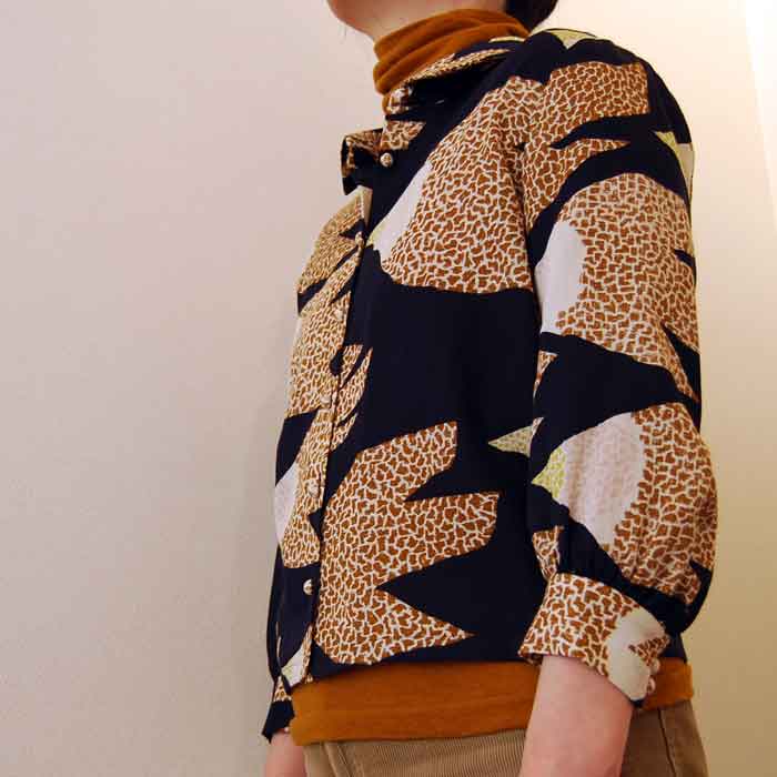ミナペルホネン　tour　ブラウス　 シャツ mina perhonen tour ブラウス navy | Lin total fashion place blog