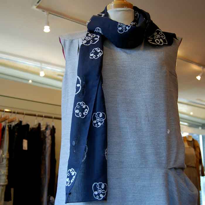 ミナペルホネン 刺繍ストールショール