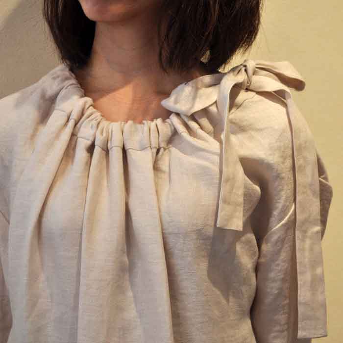 mina perhonen dear ワンピース beige | Lin total fashion place blog