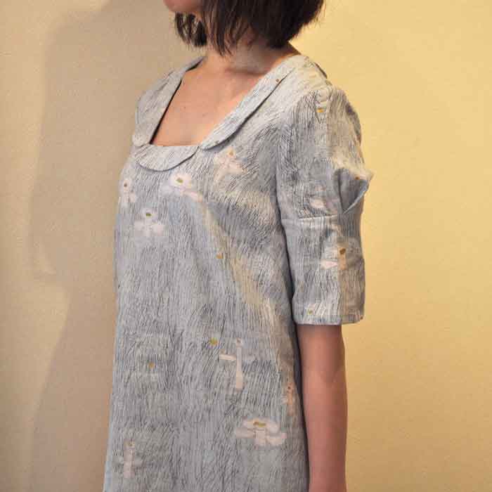 mina perhonen day break ワンピース blue | Lin total fashion place blog
