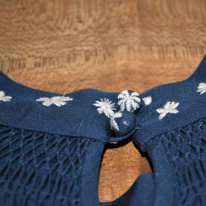 mina perhonen hoshi*hana ブラウス blue | Lin total fashion