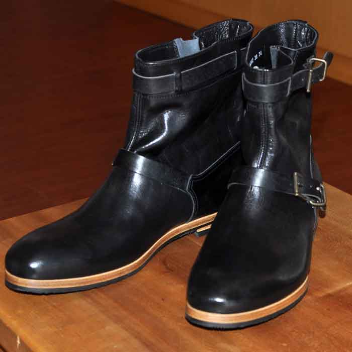 MUKAVA ムカヴァ(Chausser)レディースエンジニアブーツBLACK MUKAVA ムカヴァ(Chausser)レディースエンジニアブーツBLACK