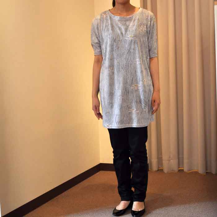 mina perhonen 長袖チュニック mina perhonen 長袖チュニック