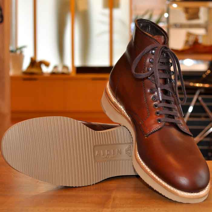 オールデン6インチプレーントウブーツクロムエクセル D.Brown オールデン6インチプレーントウブーツクロムエクセル D.Brown