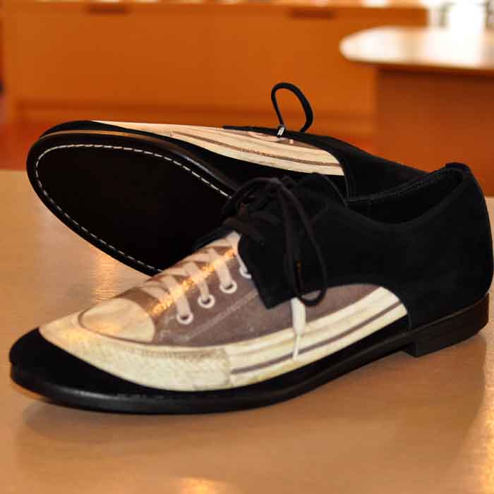 ߥϥ䥹ҥ sneaker print shoes BLACK