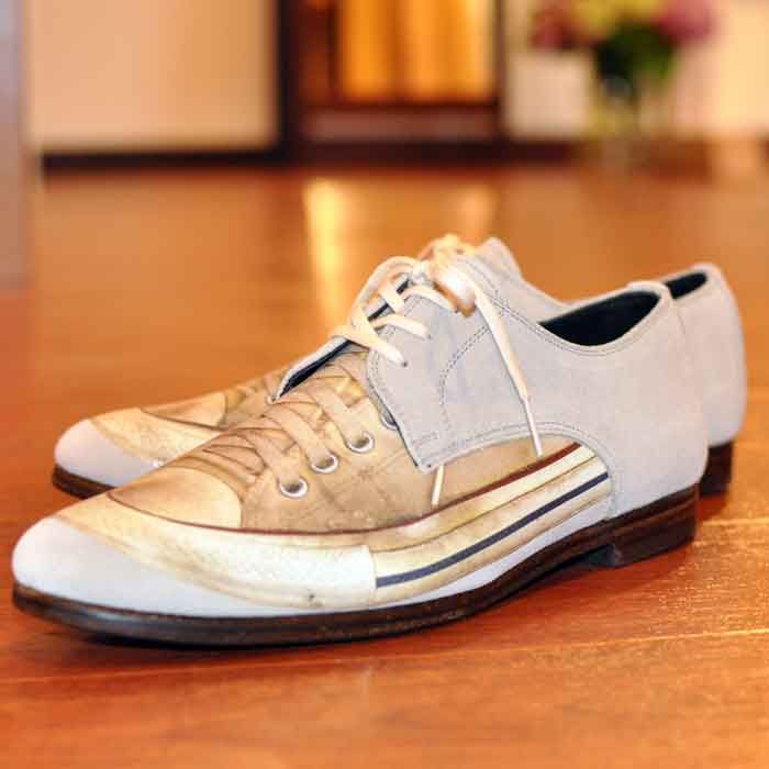 MIHARAYASUHIRO 43250600 sneaker print shoes IVORY