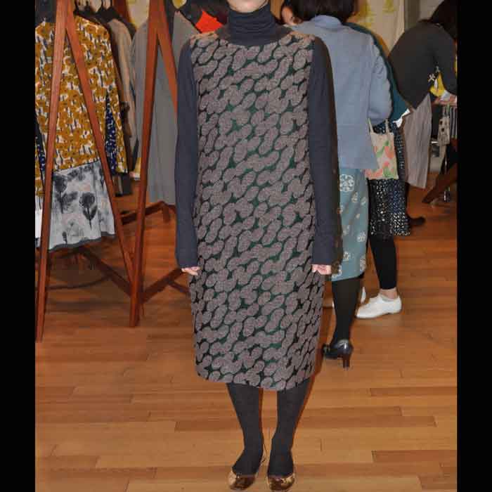 ミナペルホネン snow light ワンピース gray | Lin total fashion 