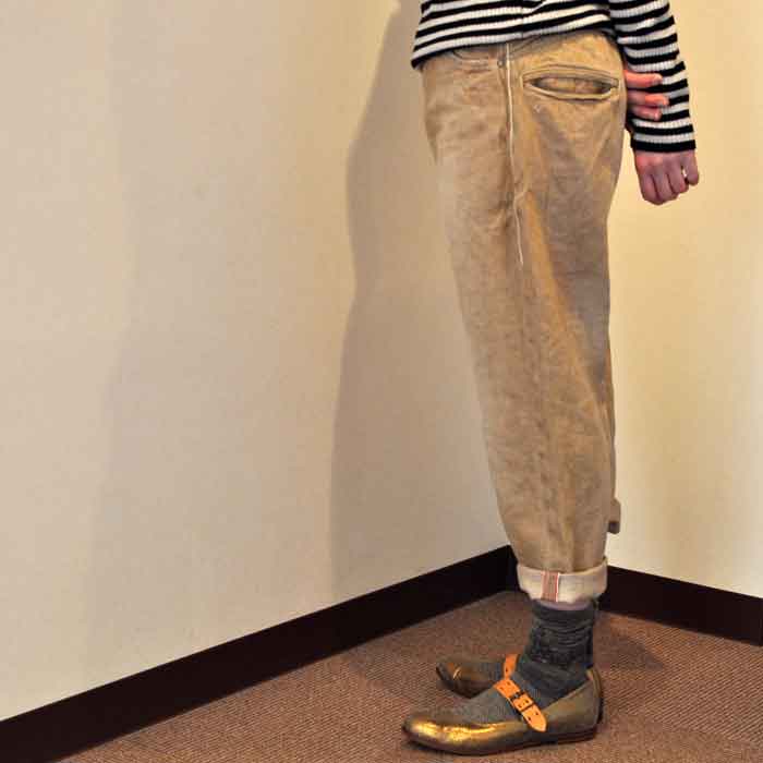 ミナペルホネン alwaysダメージクロップドデニム beige(新色) | Lin