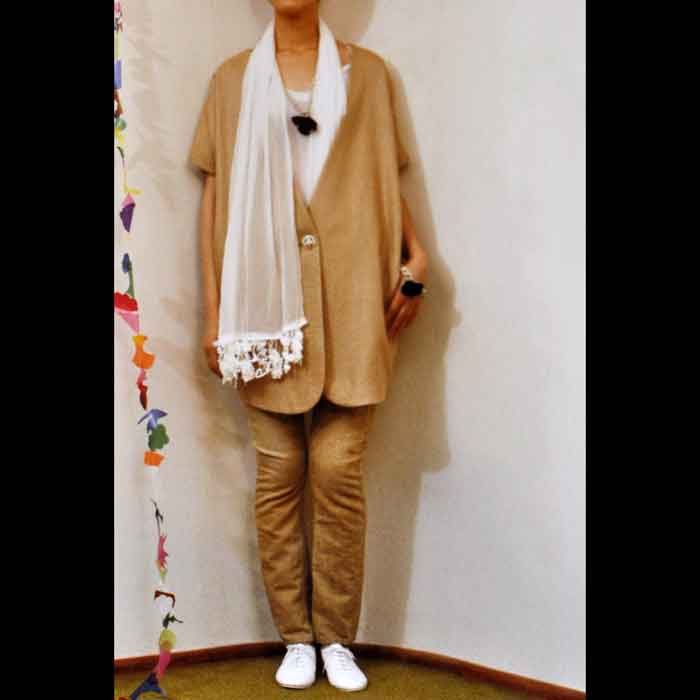 ミナペルホネンforest paradeストールwhite | Lin total fashion place