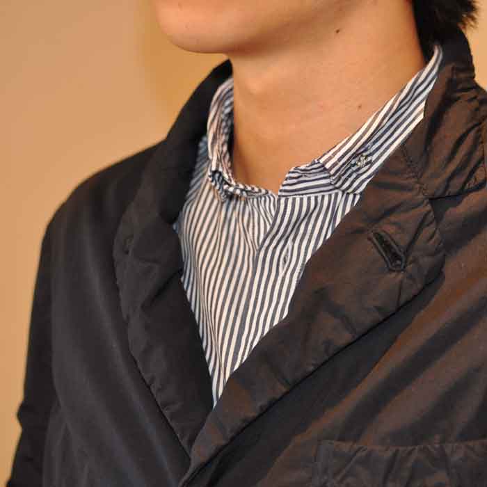 kemit [ケミット]高密度コットン製品染めジャケット navy | Lin total