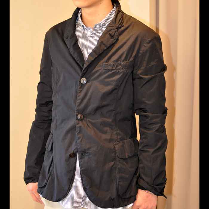 kemit [ケミット]高密度コットン製品染めジャケット navy | Lin total