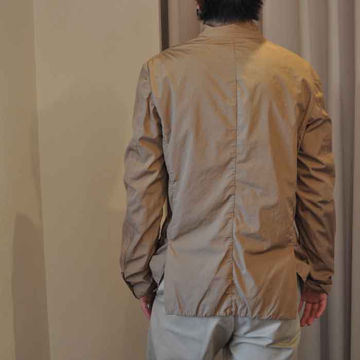 kemit [ケミット]高密度コットン製品染めジャケット khaki | Lin total 