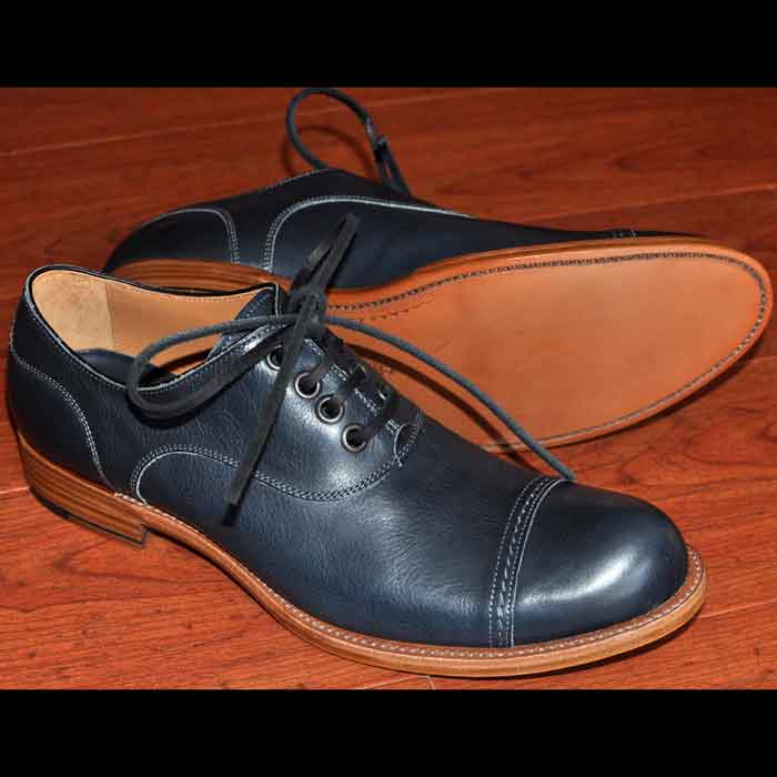 ショセメンズバケッタレザーストレートチップ NAVY | Lin total