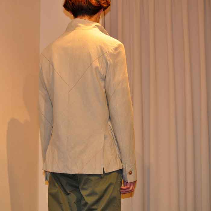 ケミット綿麻ジャケットBeige