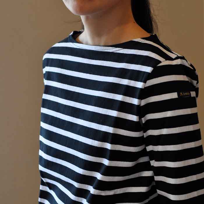 Le minorマリンボーダーカットソーBLK/WHT