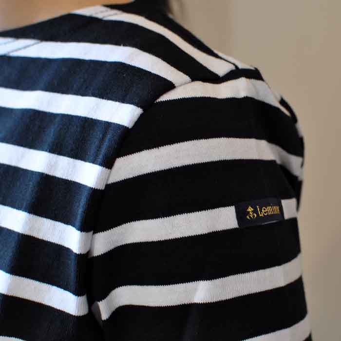 Le minorマリンボーダーカットソーBLK/WHT