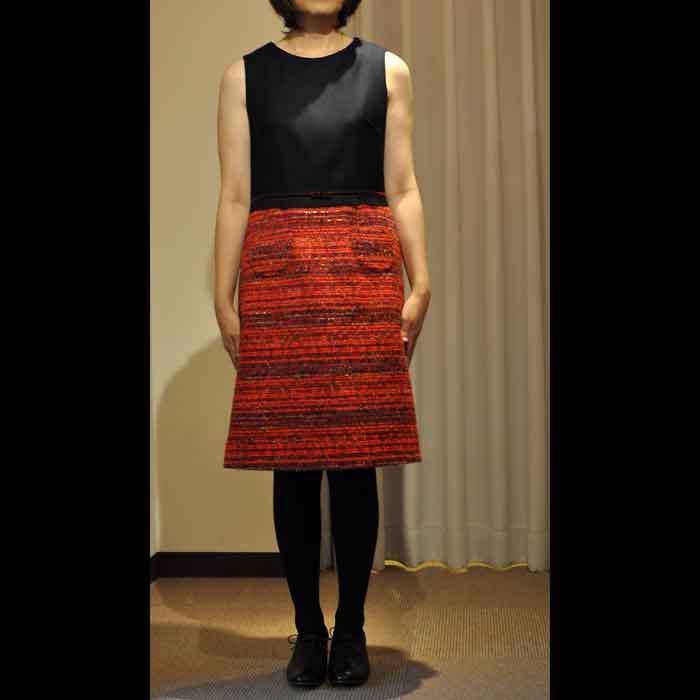 ルルロジェッタMALHIA KENTワンピースRED