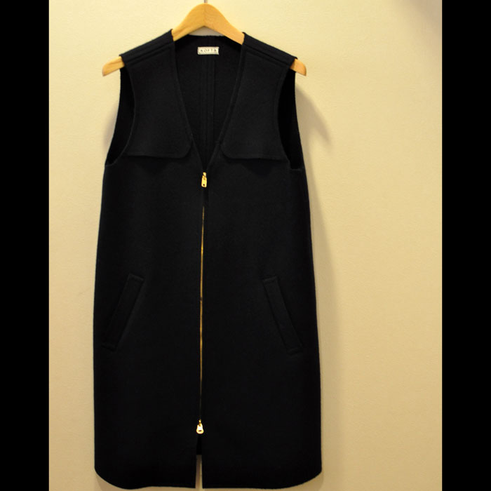 KOFTA[コフタ]ダブルメルトンロングベスト | Lin total fashion