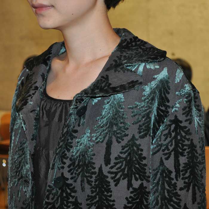 ミナペルホネンmetsaスプリングコートgreen | Lin total fashion place