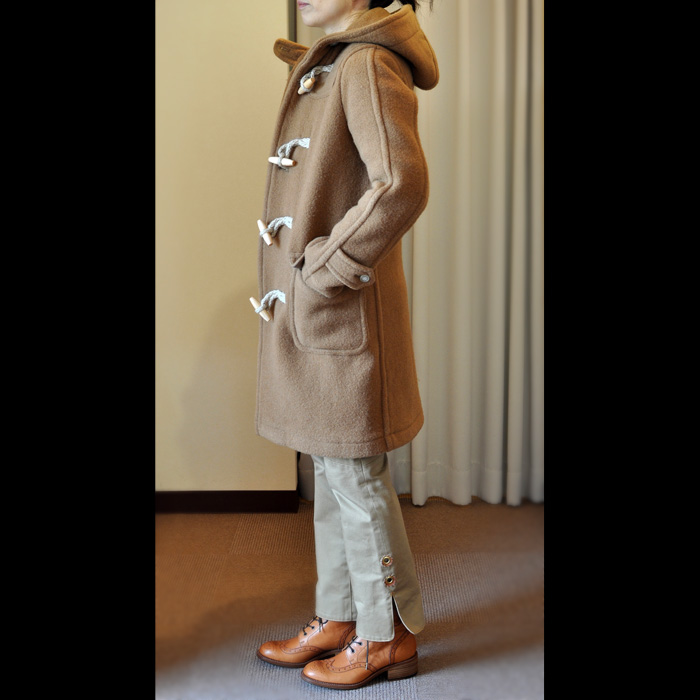 TRADITIONAL WEATHERWEAR HOLKER ダッフルコートcamel | Lin total
