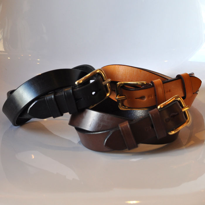 JABEZ CLIFFスティラップレザーベルト28mm black