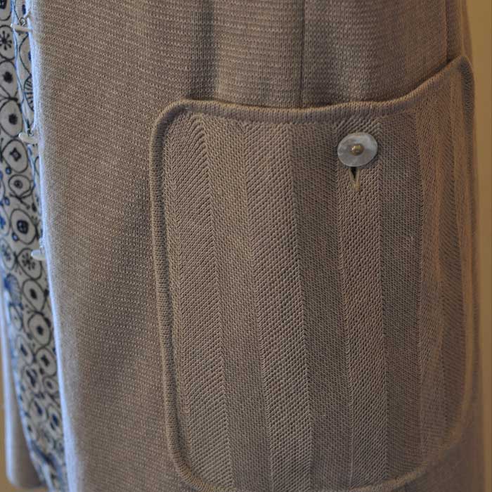 ミナペルホネン nostalgia ニットコート light gray | Lin total