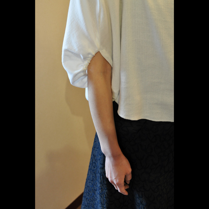 ミナペルホネン souffle ブラウス white | Lin total fashion place blog
