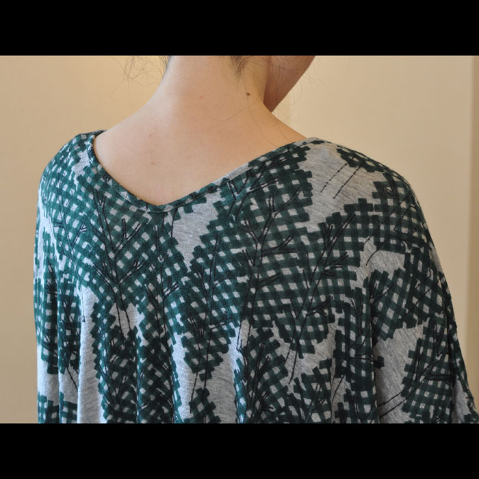 ミナペルホネン north forest カットプルオーバー green | Lin