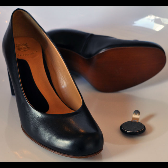 Chausser リアライン7センチヒールパンプス | Lin total fashion 