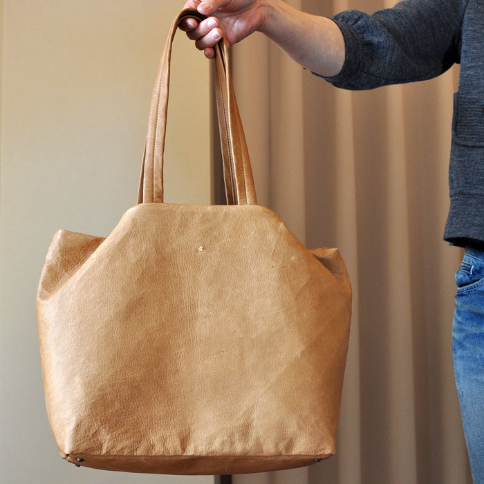 ミナペルホネン canele 鹿革バッグ brown | Lin total fashion place blog