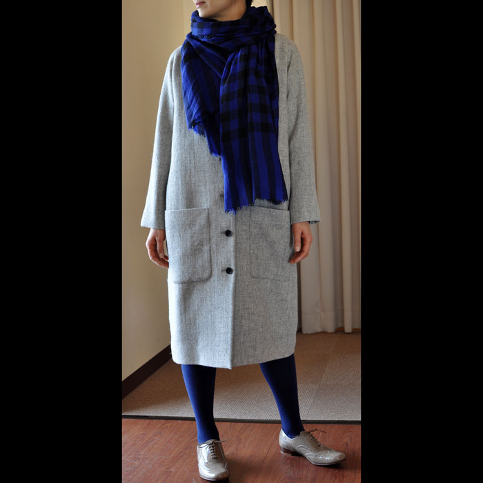 ミナペルホネン lewis コート light gray | Lin total fashion place blog