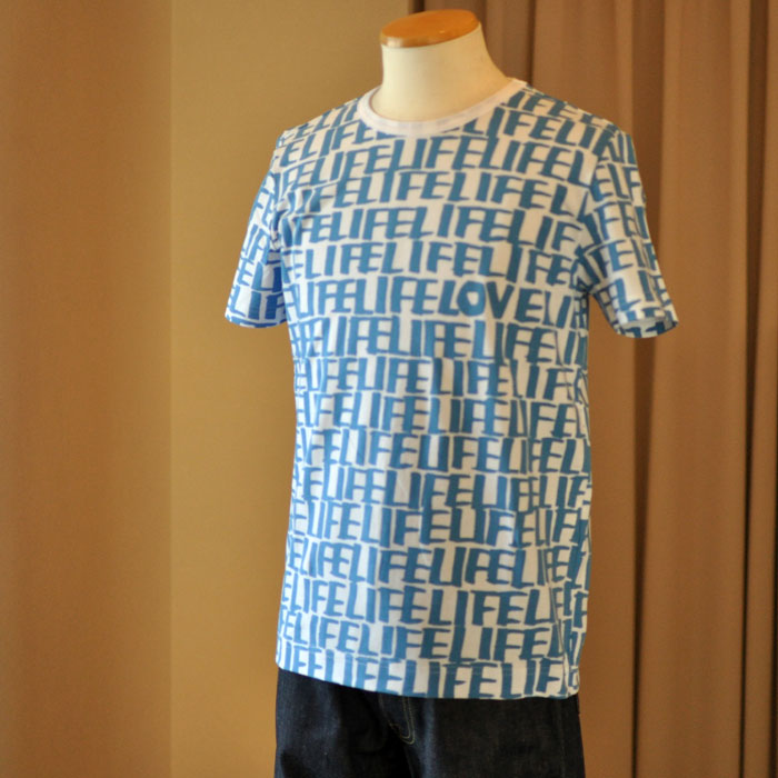 ミナペルホネン LIFE メンズTシャツ BLUE | Lin total fashion place blog