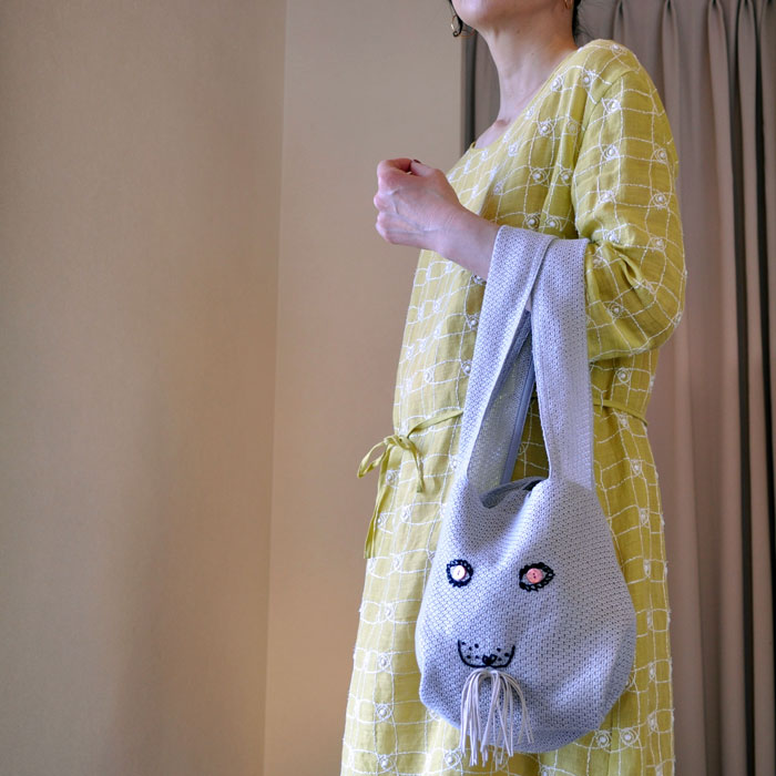 ミナペルホネン usa bag(S) light gray | Lin total fashion place blog