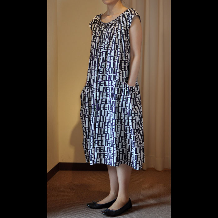 ミナペルホネン LIFE ワンピース black | Lin total fashion place blog