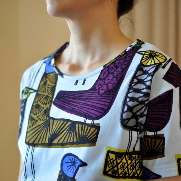 mina perhonen - ミナペルホネン　ミングリングカットソー ミナペルホネン mingling Tシャツ l.blue | Lin total fashion