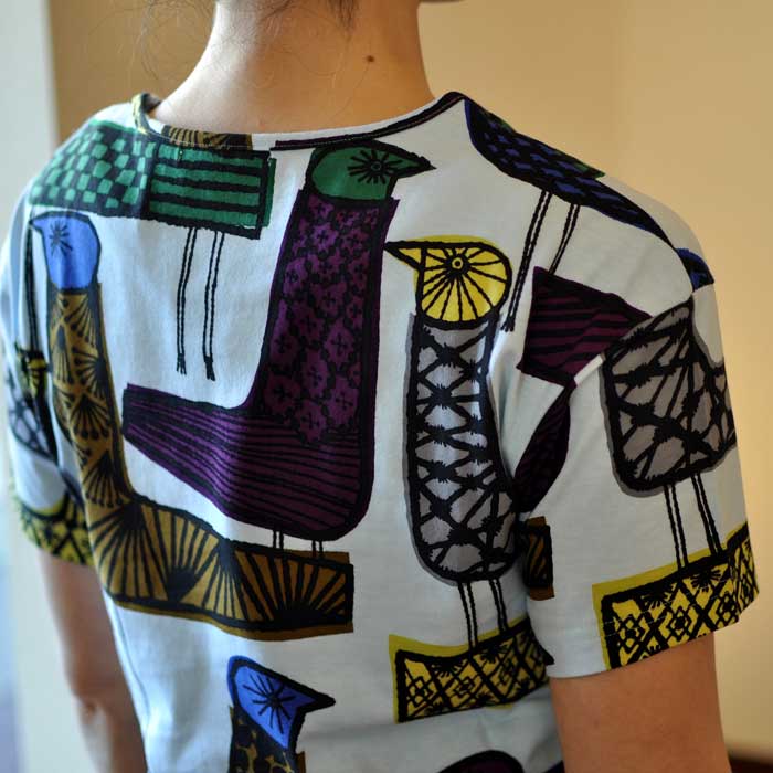 ミナペルホネン mingling Tシャツ l.blue | Lin total fashion