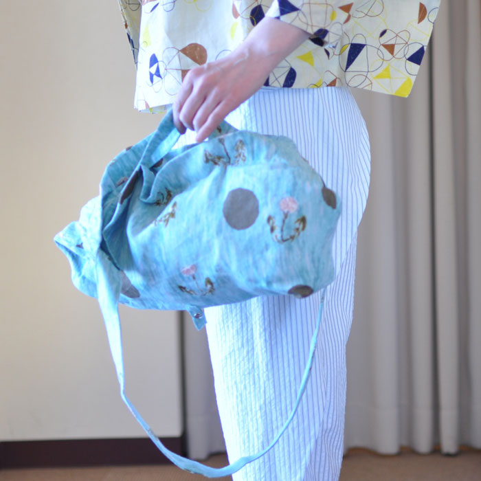 【タグ有】ミナペルホネン ダンデライオン ボディバッグ ミナペルホネン dandelion ボディバッグ（S）mint | Lin total